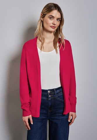 STREET ONE Knit Cardigan in Pink: front
