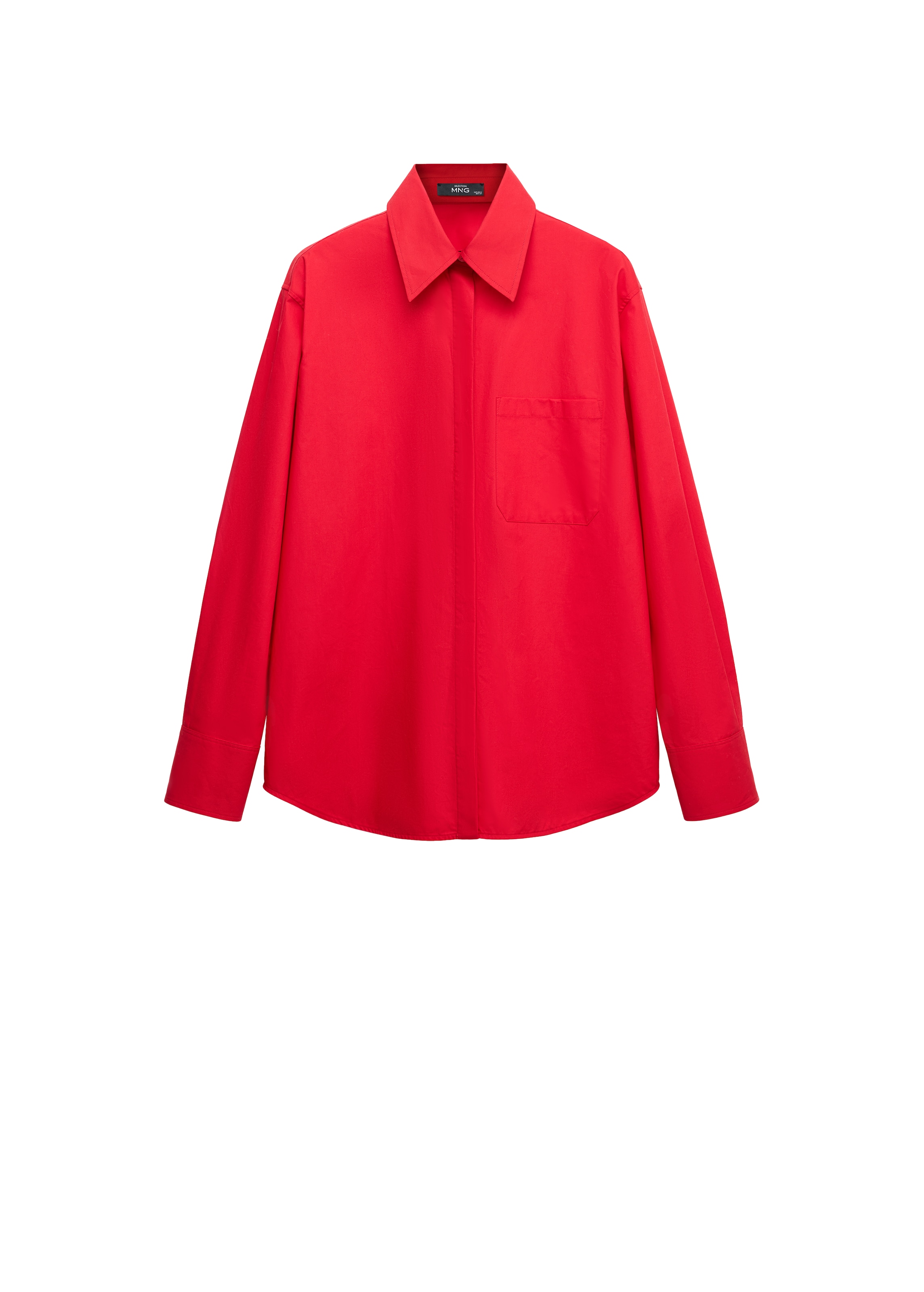 MANGO Blouse 'STEPH' in XS in de kleur Rood, Productweergave