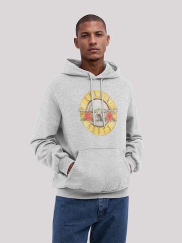 Sweat-shirt 'Guns 'n' Rose' F4NT4STIC en gris : devant