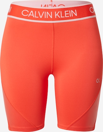 Skinny Pantaloni sport de la Calvin Klein Sport pe roz: față