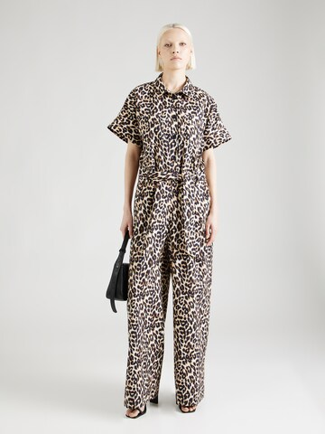 Lollys Laundry Jumpsuit 'Mathilde' in Braun: Vorderseite