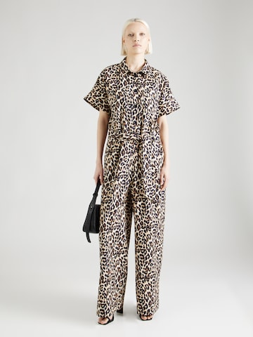 Tuta jumpsuit 'Mathilde' di Lollys Laundry in marrone: frontale