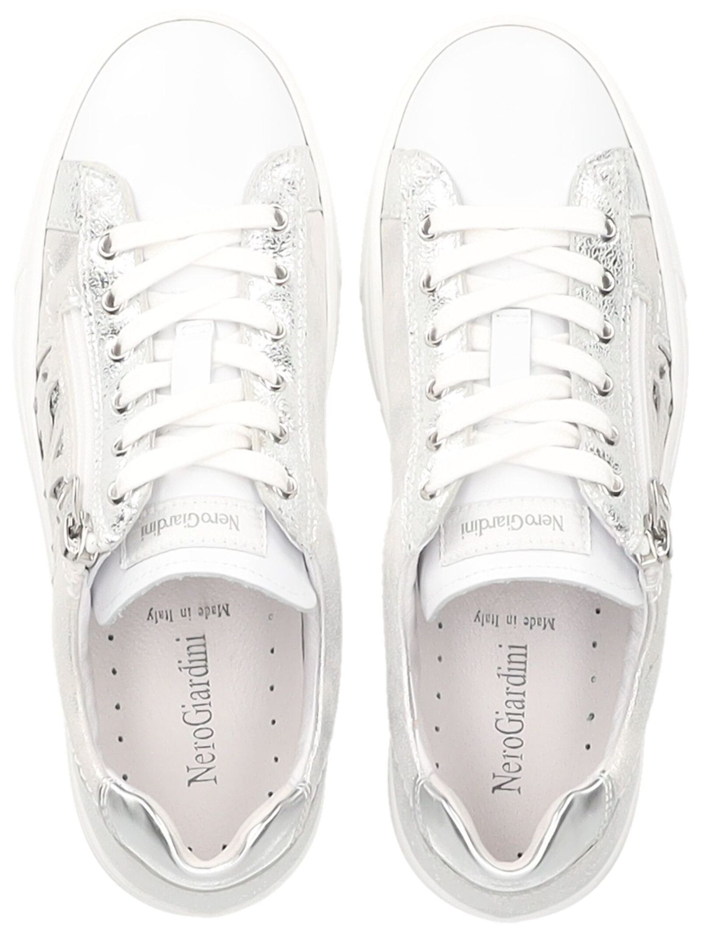 Nero Giardini Platform trainers in Silver