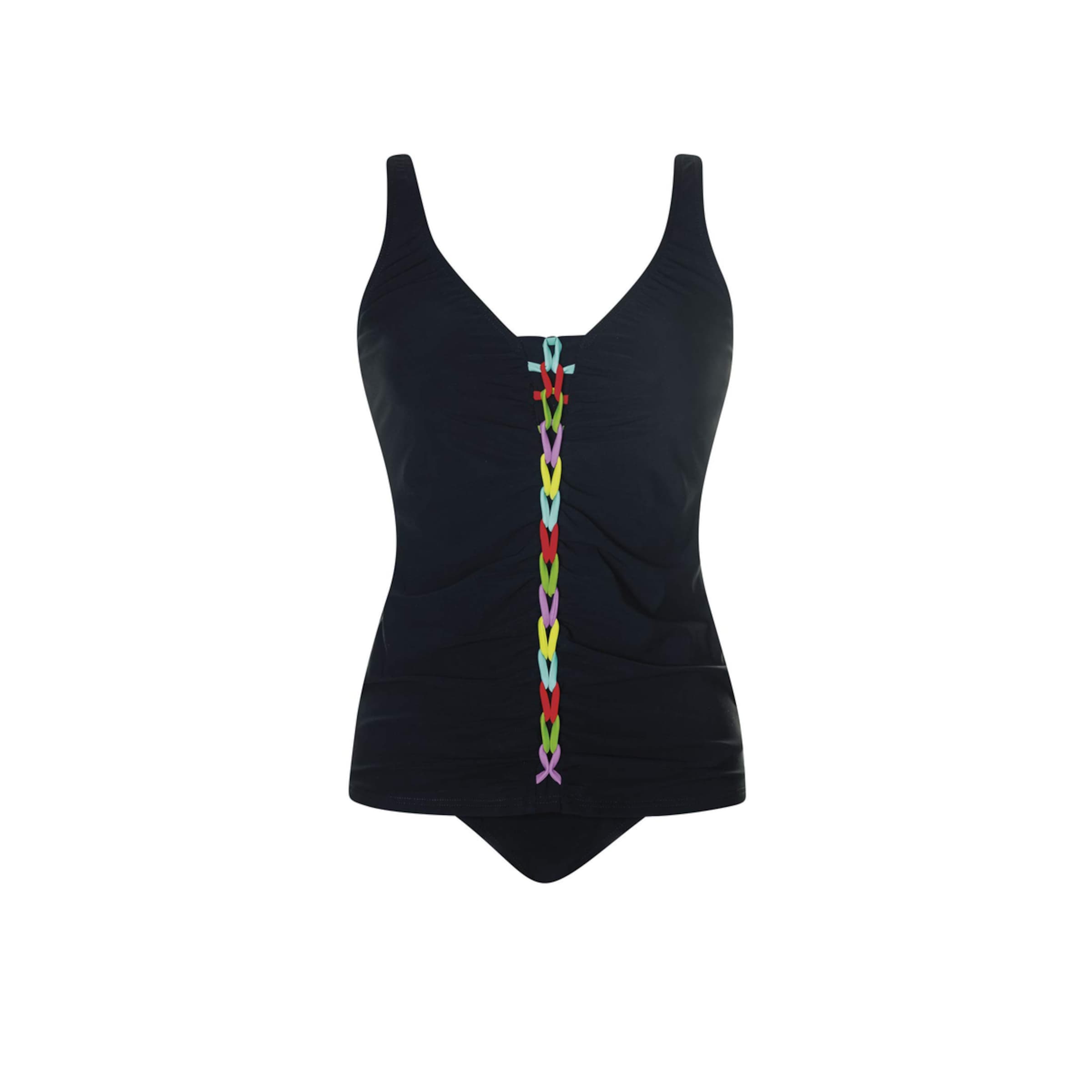 SUNFLAIR T-shirt Tankini i sort: forside