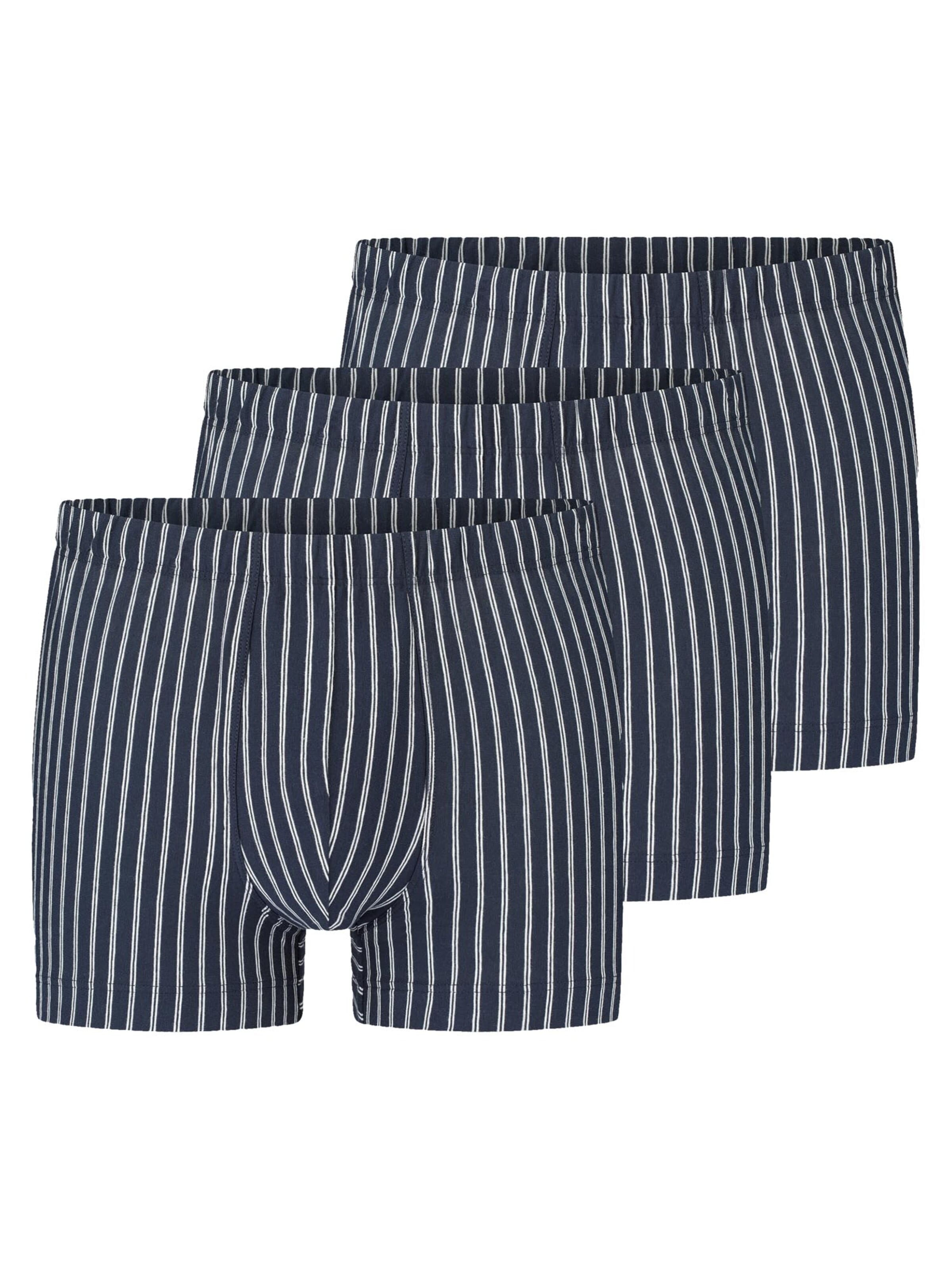 SCHIESSER Boxer shorts '95/5 Essentials Cotton' in Blue: front