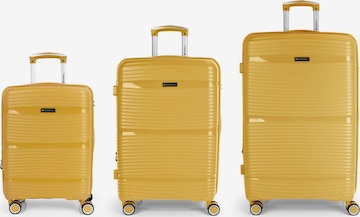 Gabol Suitcase Set 'Akane' in Yellow: front