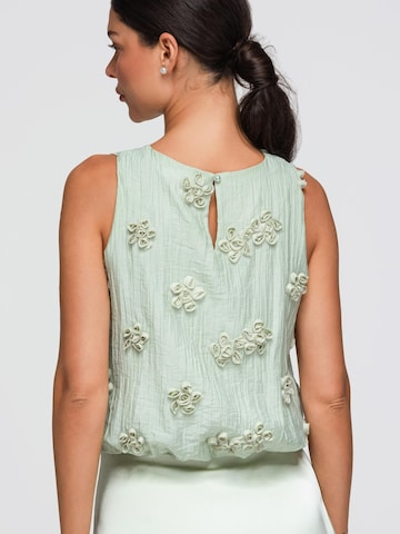 Camicia da donna di Ombre in verde