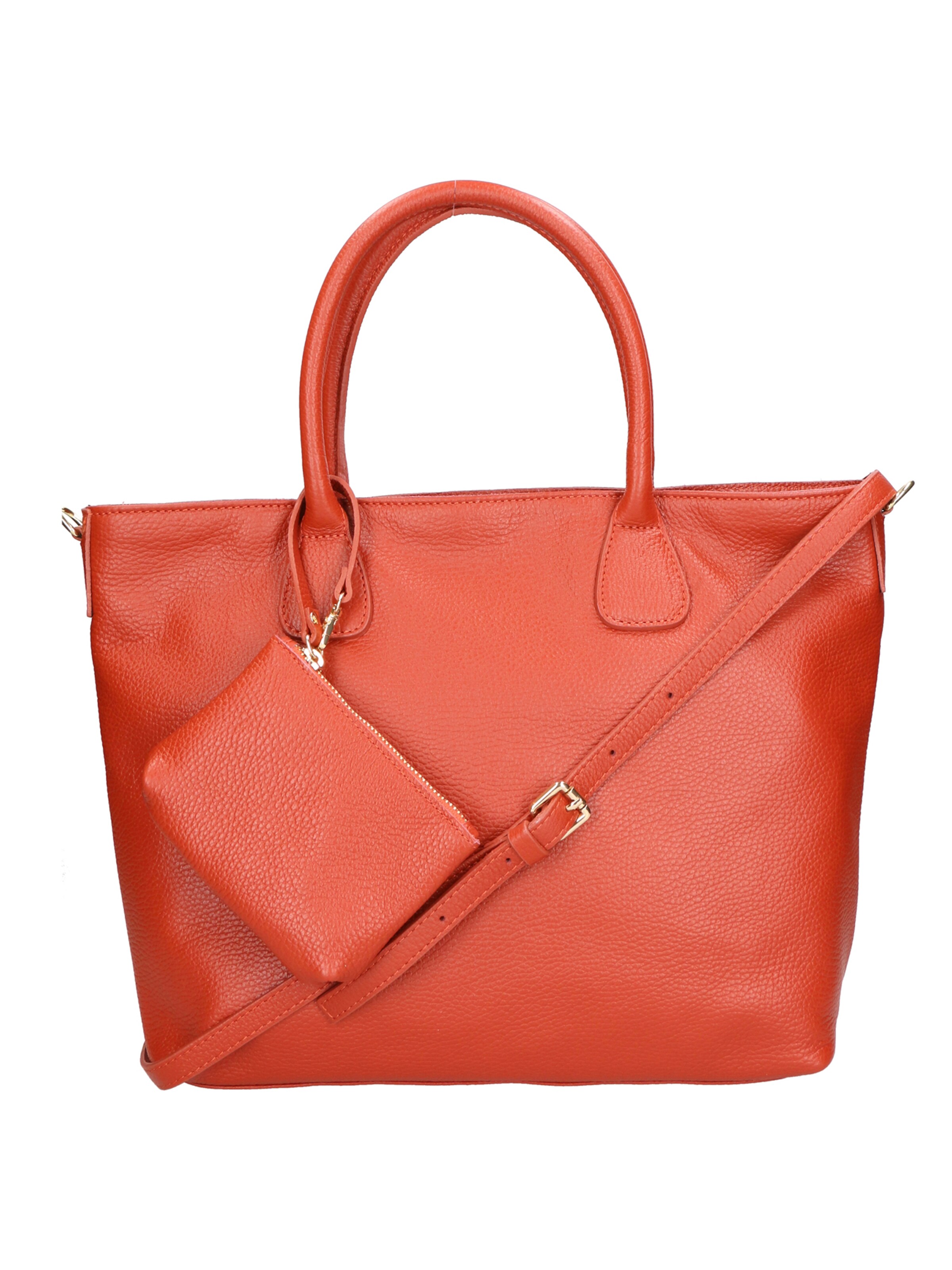 Borsa a mano di Gave Lux in arancione: frontale