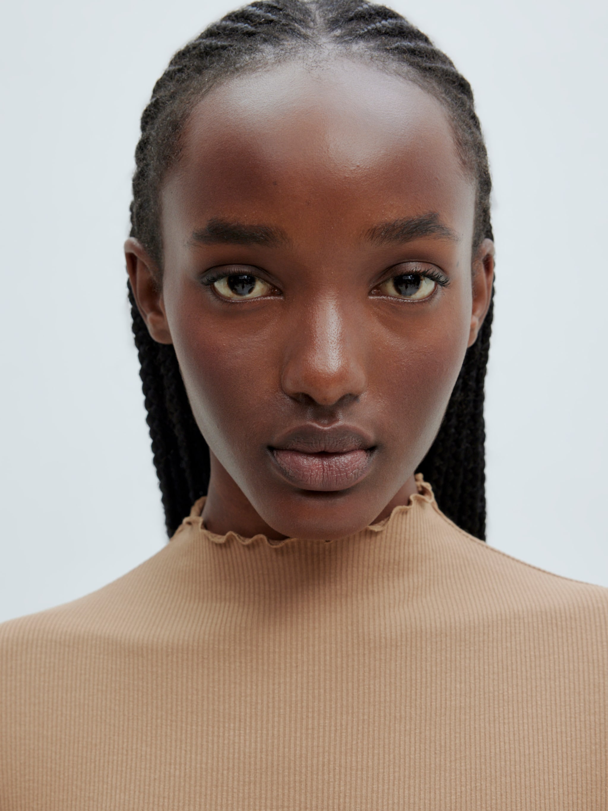 EDITED Producten Shirt 'Daniela' Lichtbruin