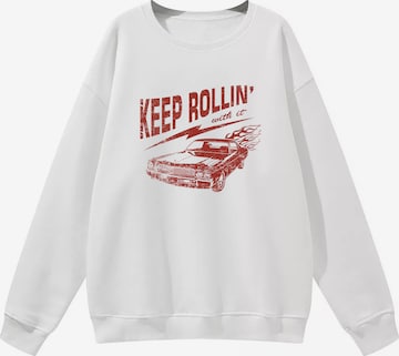GORHEY - Sudadera en blanco: frente