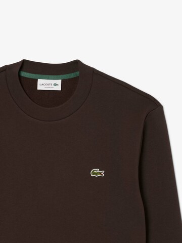Felpa di LACOSTE in marrone