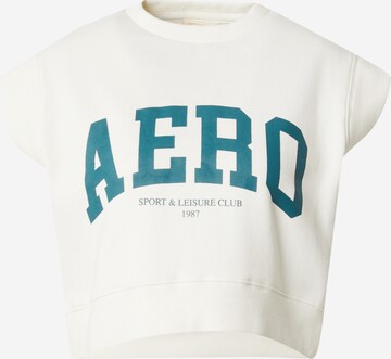 AÉROPOSTALE Sweatshirt i hvid: forside