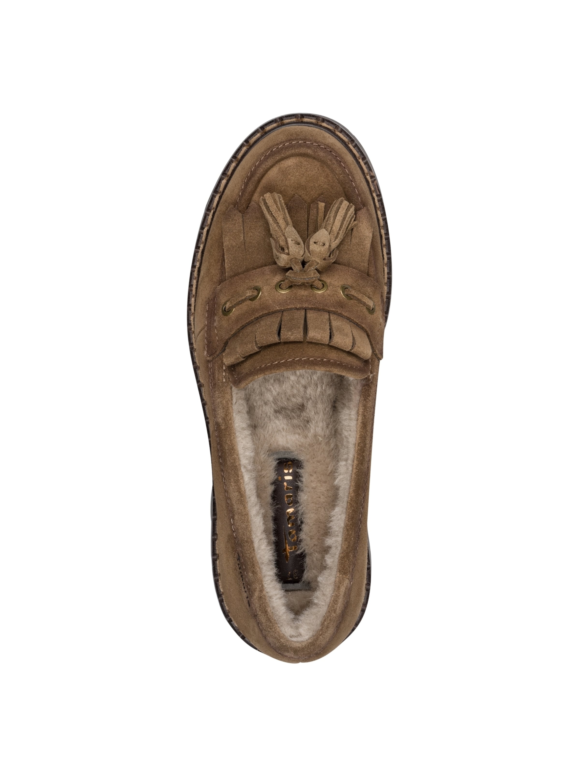 Tamaris - Sapato Slip-on em castanho