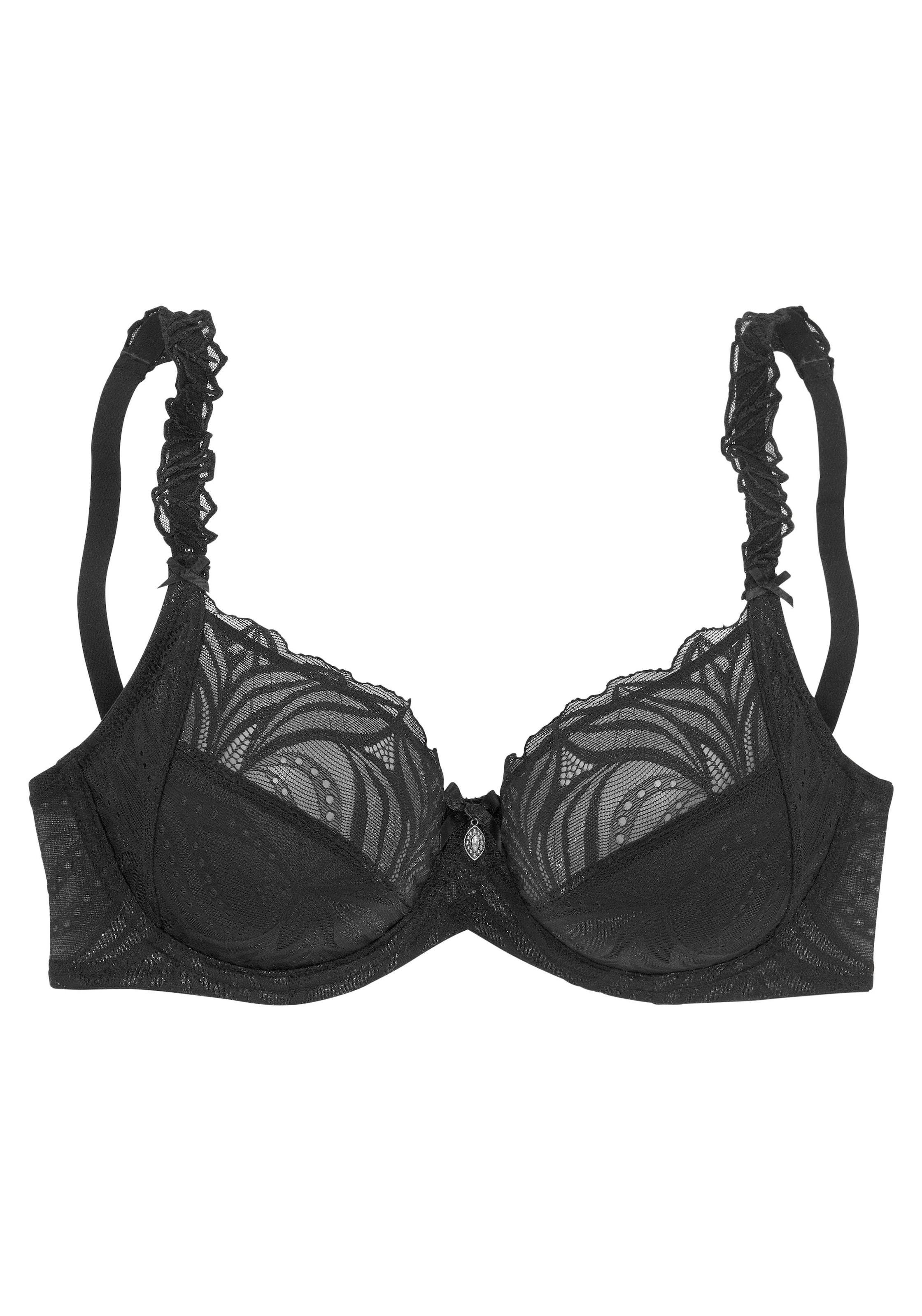 NUANCE Push-up BH in Schwarz: Vorderseite