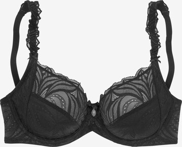 NUANCE Push-up Bra in Black: front