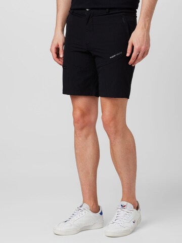super.natural Regular Shorts 'UNSTOPPABLE' in Schwarz: Vorderseite