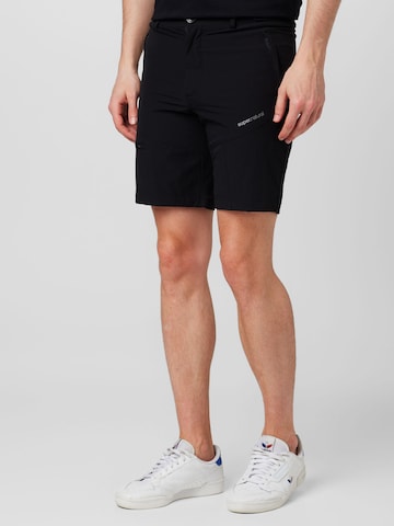 super.natural Regular Workout Pants 'UNSTOPPABLE' in Black: front