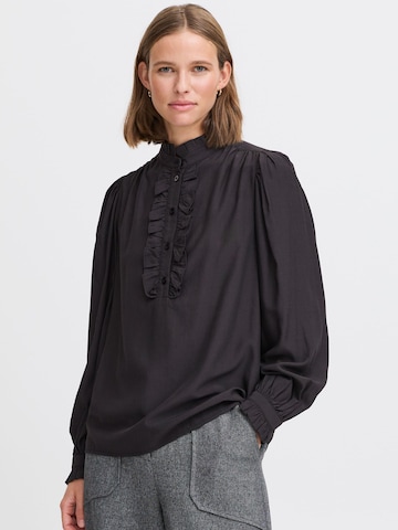 b.young Blouse in Bruin: voorkant