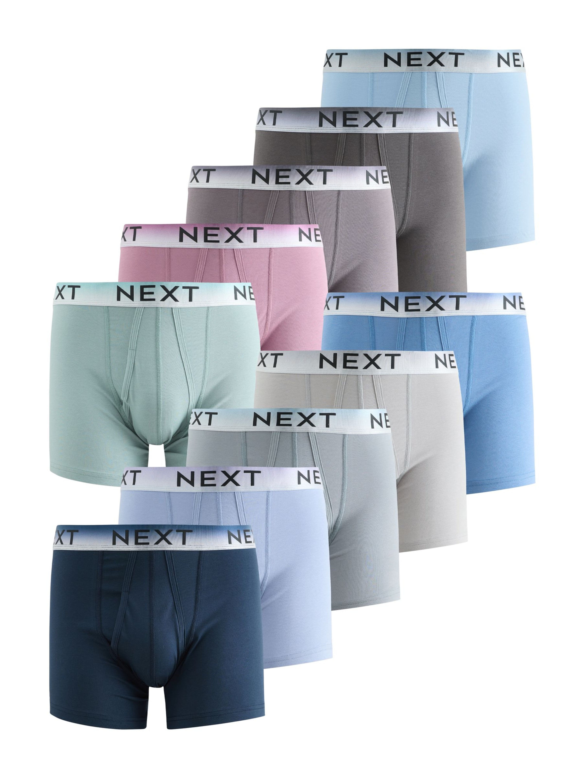 Next Boxer shorts in Blue: front