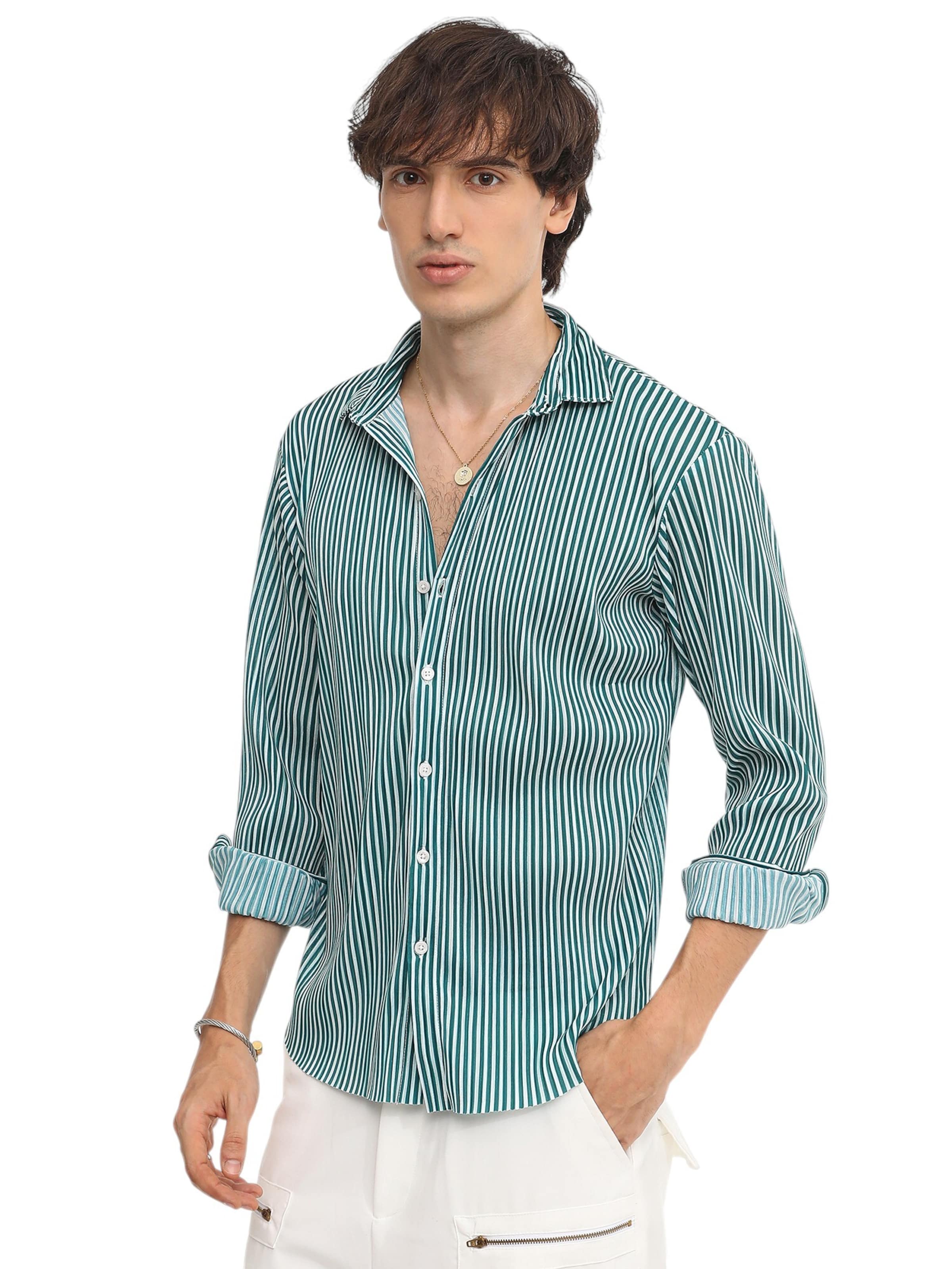 zaļš Campus Sutra Standarta piegriezums Krekls ' Zelia '