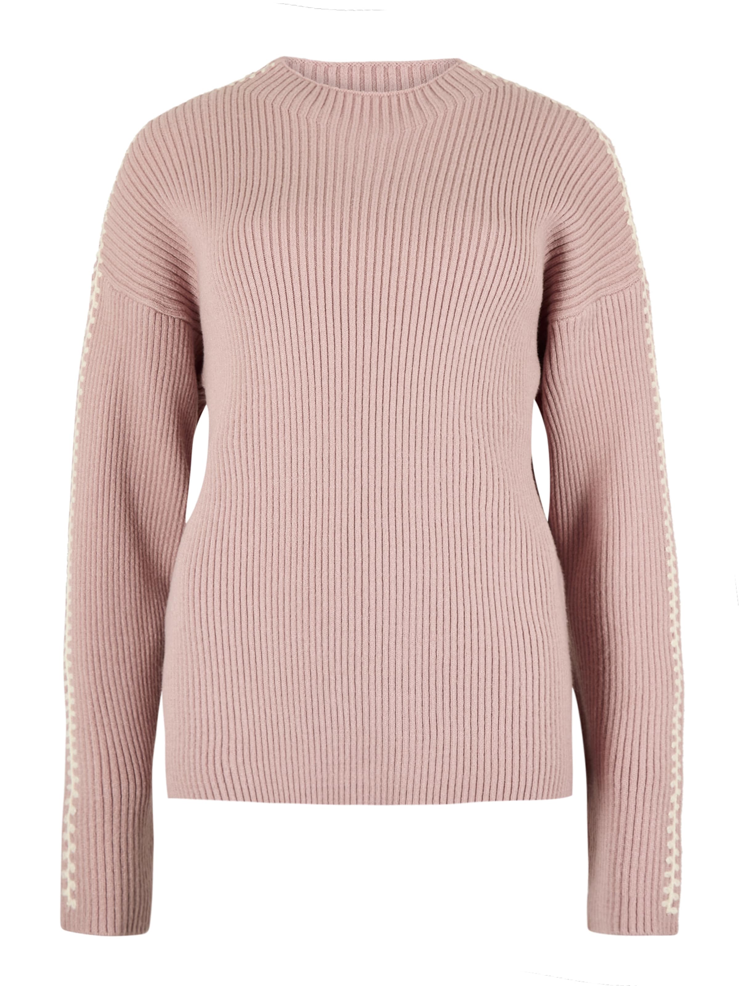 Pull-over ' ' Apricot en rose : devant