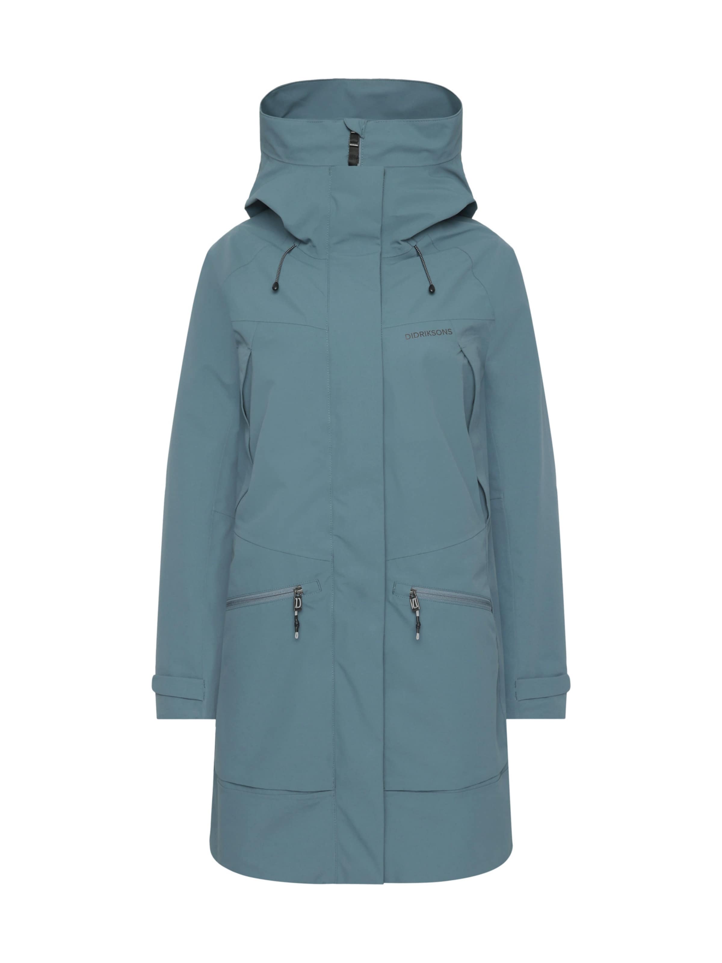 Didriksons Outdoormantel 'Ilma' in Blauw: voorkant