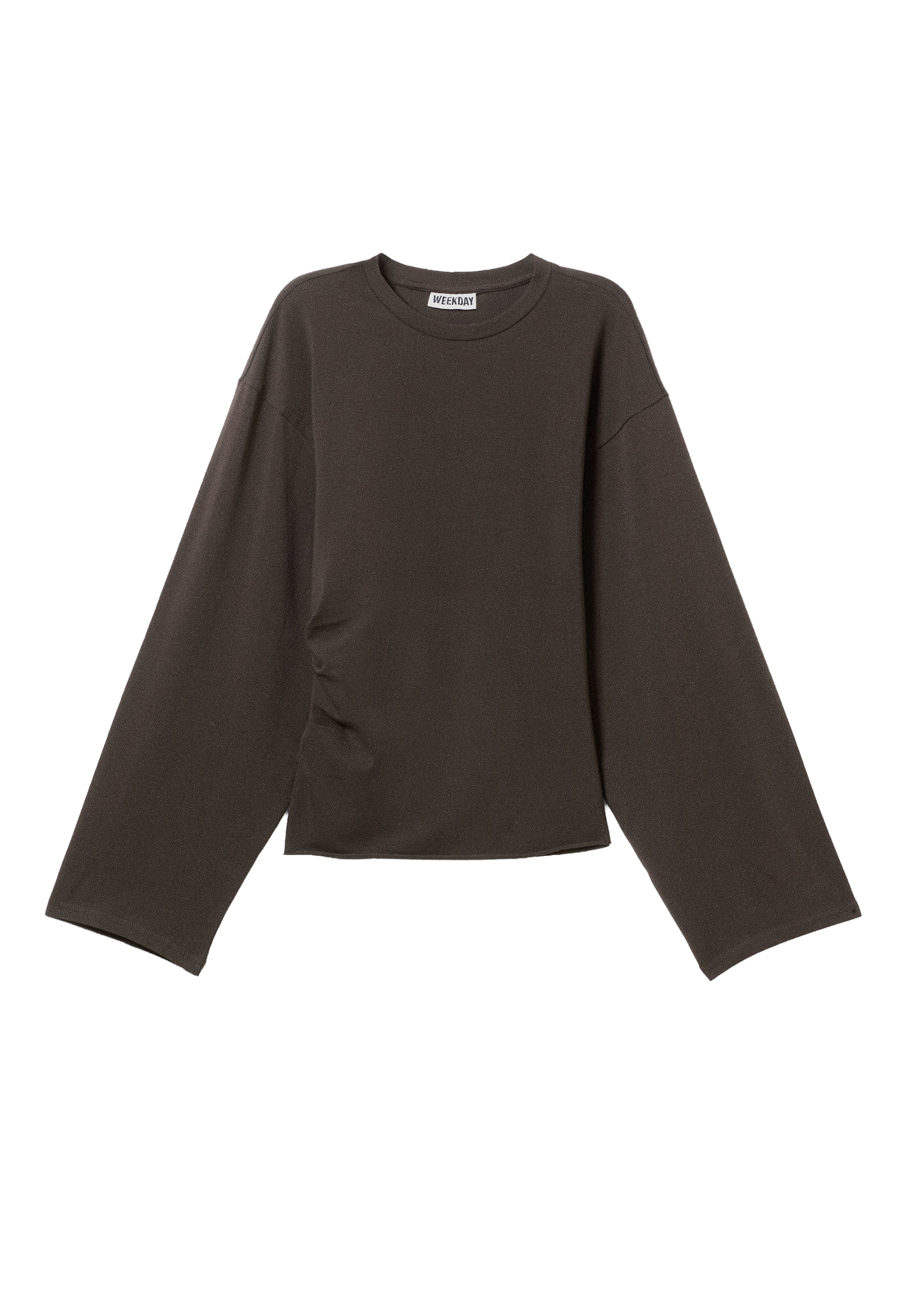 T-shirt 'Sharon' WEEKDAY en marron : devant