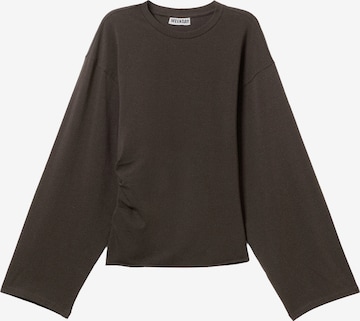 T-shirt 'Sharon' WEEKDAY en marron : devant