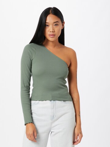 Gina Tricot Shirt 'Janni' in Groen: voorkant