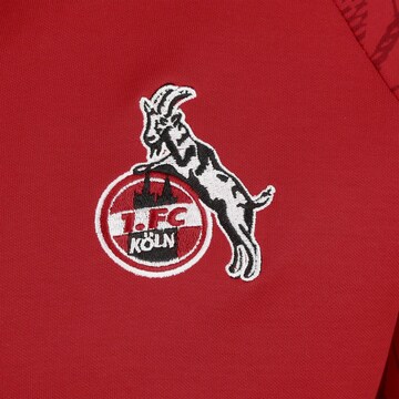 UHLSPORT Athletic Zip-Up Hoodie '1. FC Köln Goal 24' in Red