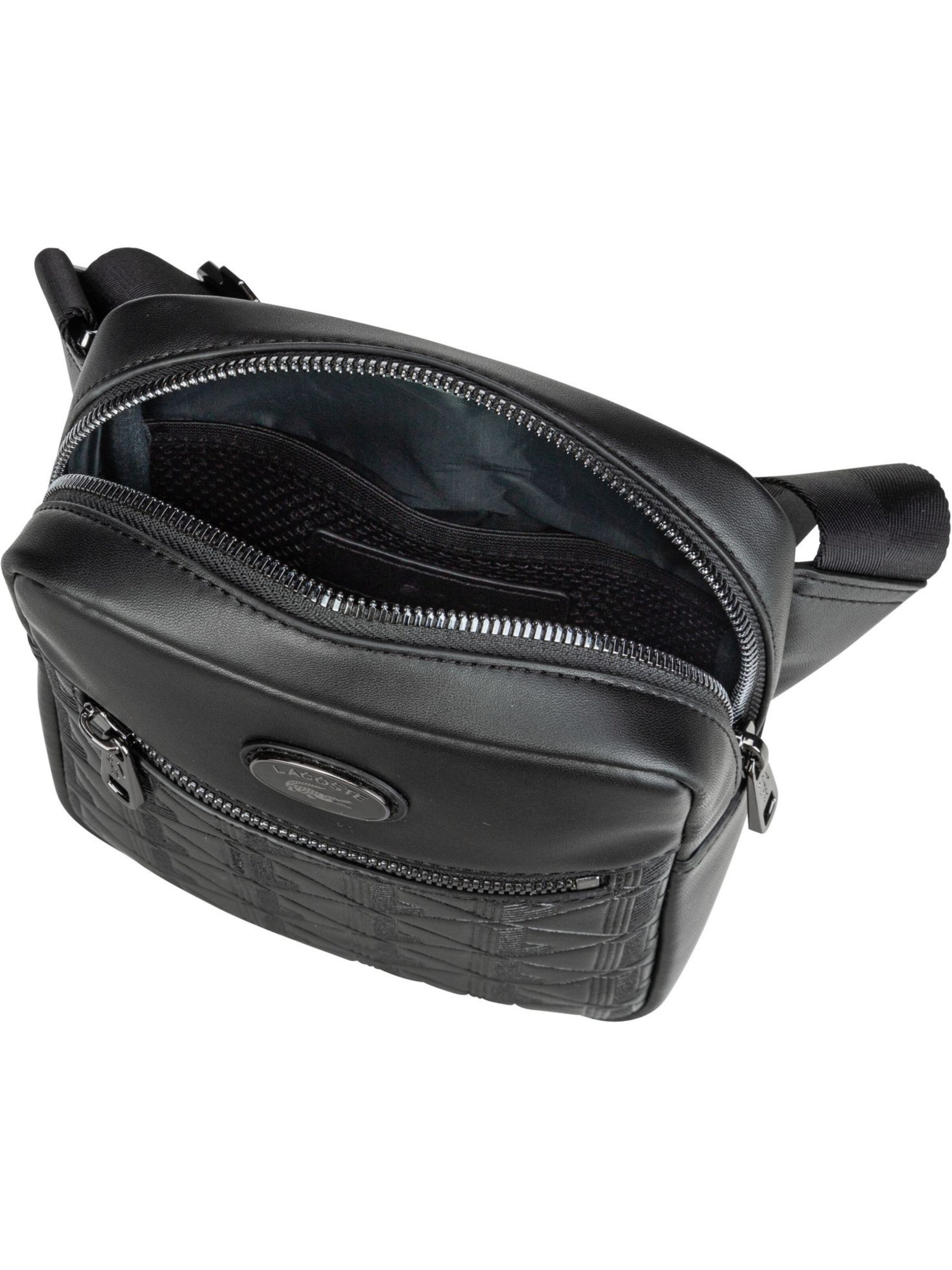 LACOSTE Umhängetasche in Schwarz