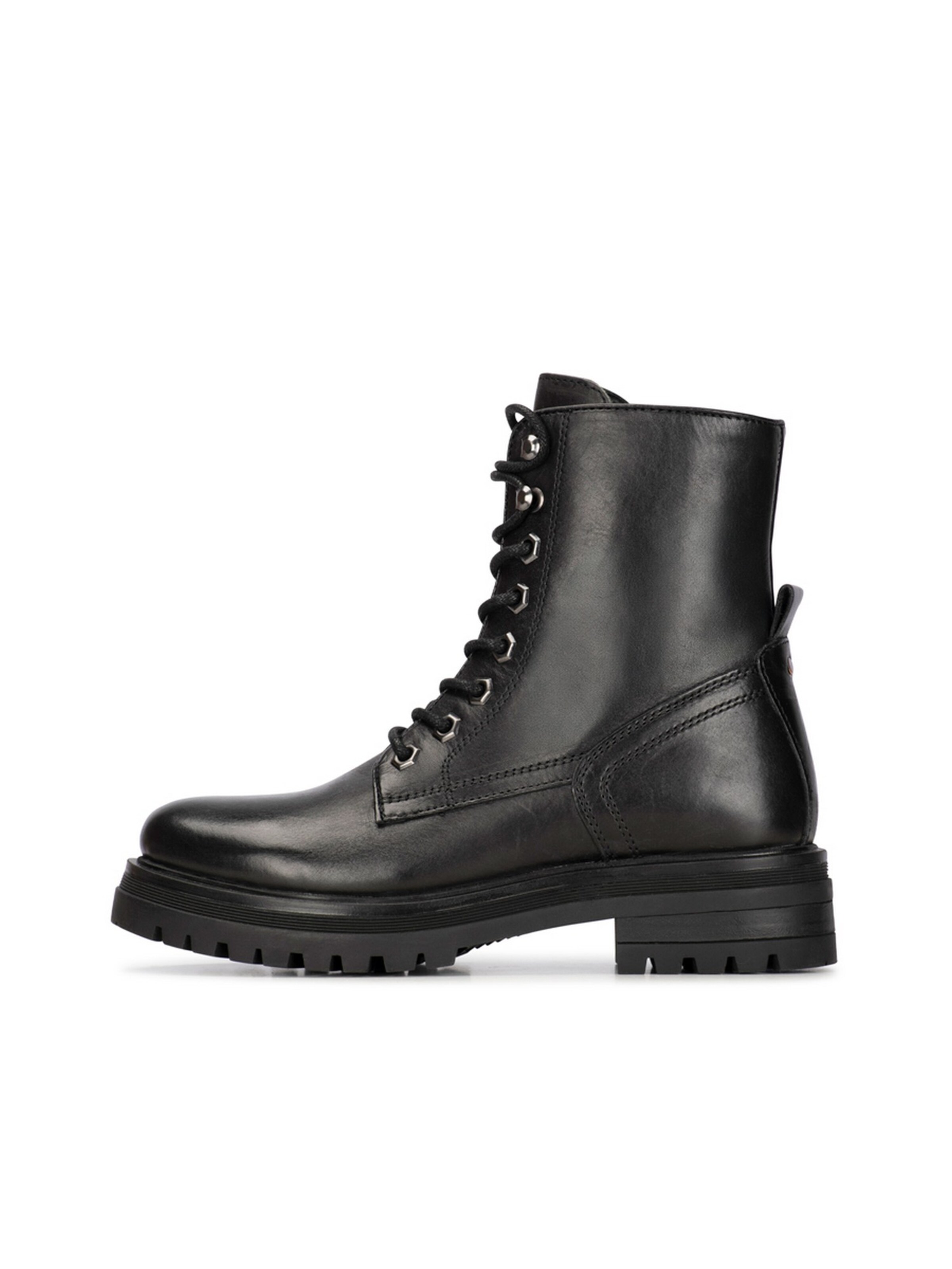 PS Poelman Boots 'Mink' in Schwarz: Vorderseite