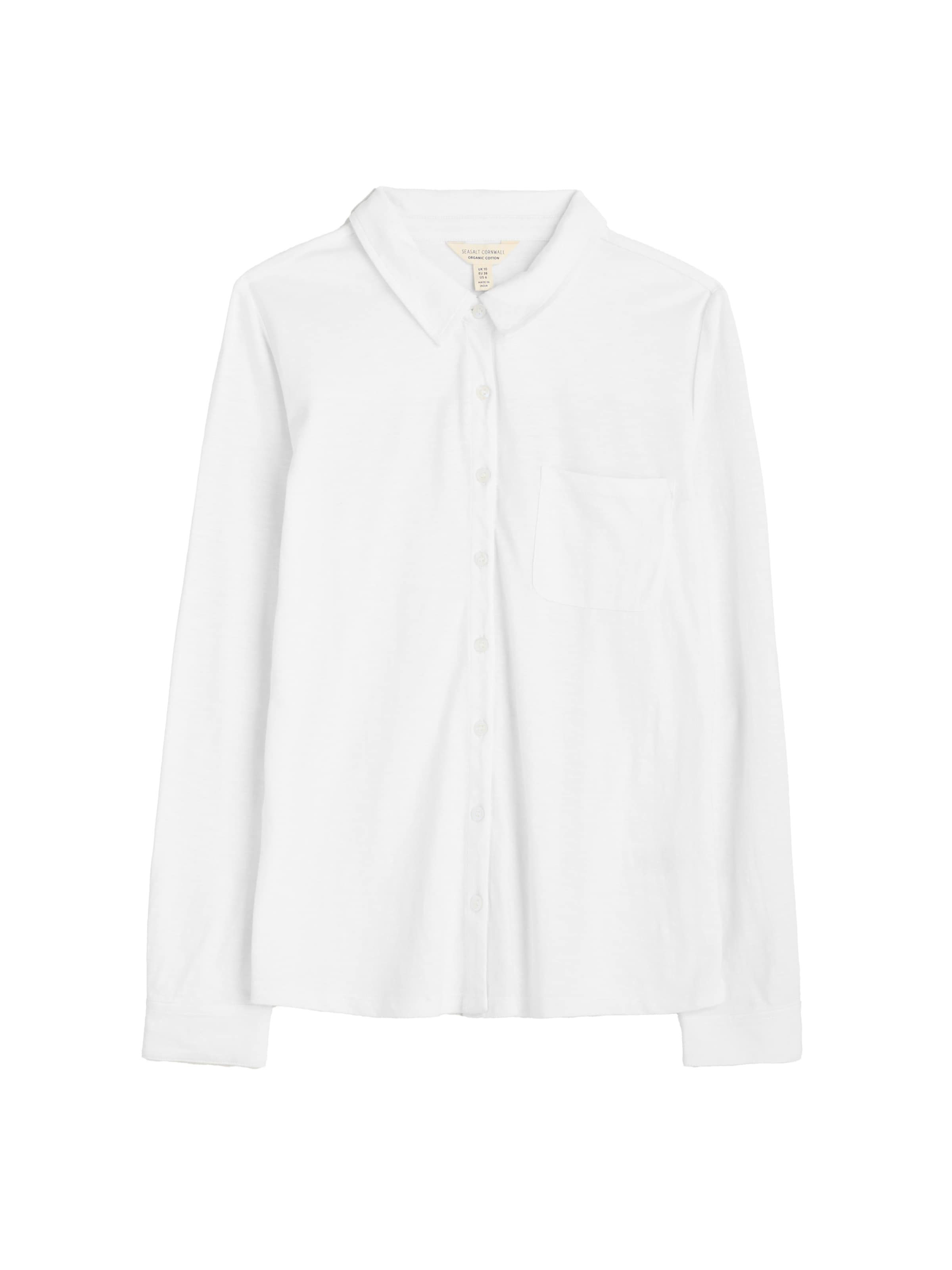 Seasalt Cornwall Blouse in Wit: voorkant