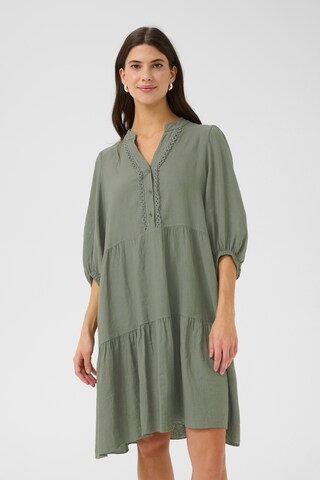 Robe-chemise Cream en vert : devant