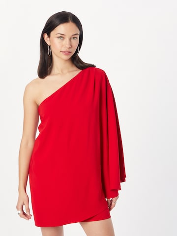 Karen Millen - Vestido em vermelho: frente