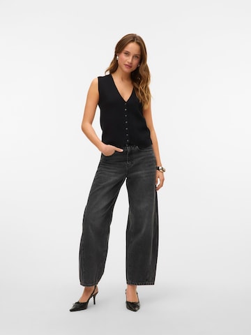 VERO MODA Baggy Jeans 'VMZELDA' i sort