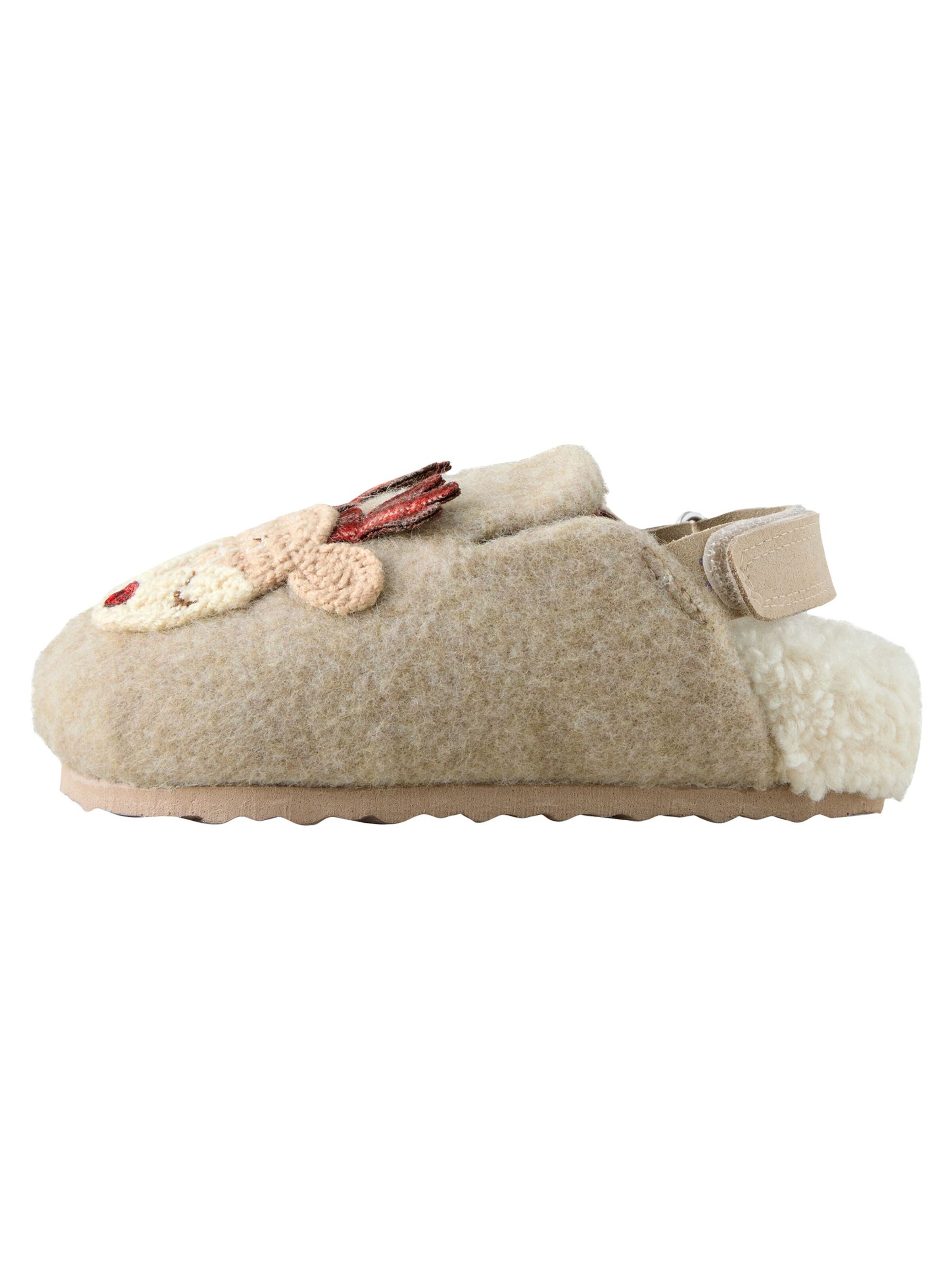 Papuci de casă de la Next pe bej: față
