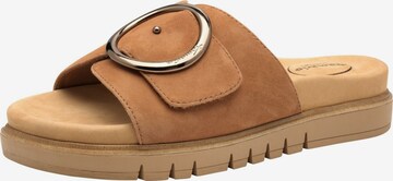 Mule Tamaris en marron : devant