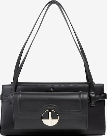 DreiMaster Klassik Shoulder Bag 'Acalmar' in Black: front