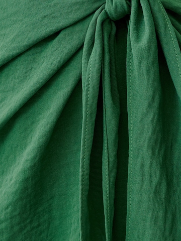 Robe 'RAVEN DRESS' Tussah en vert