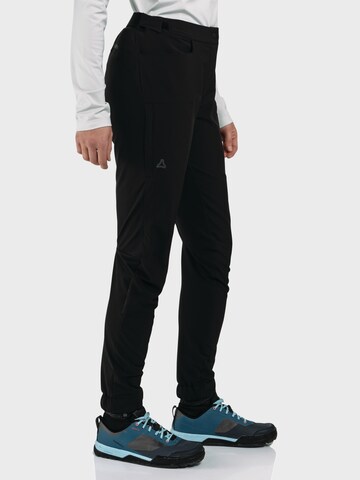 Regular Pantalon outdoor 'Kubena' Schöffel en noir