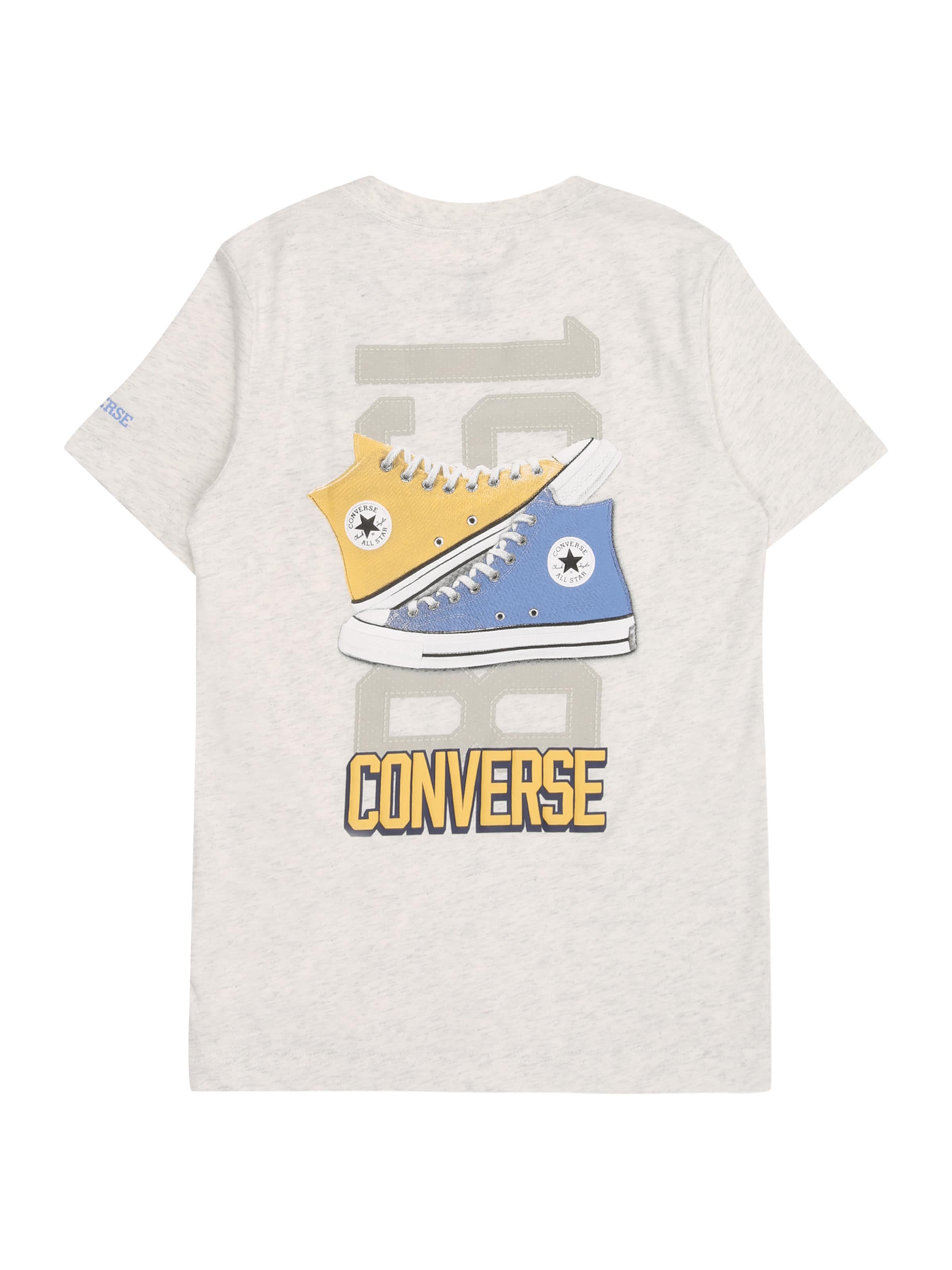 Tricou 'SNEAKER' de la CONVERSE pe gri: față