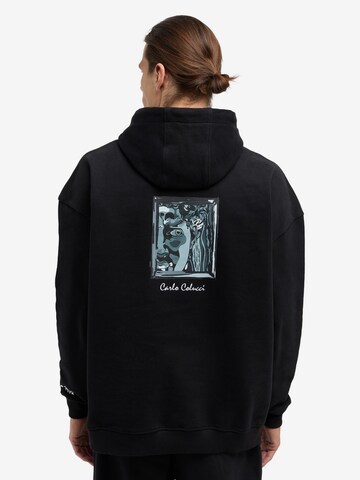 Carlo Colucci Sweatshirt ' De Val ' in Black