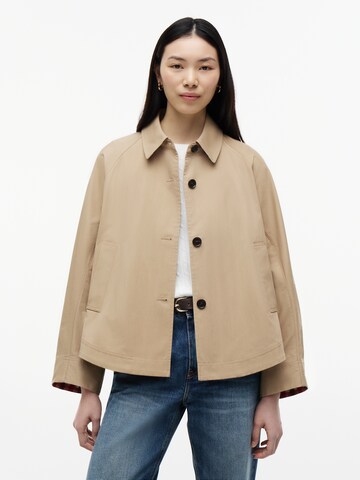 TOMMY HILFIGER Between-season jacket in Beige: front