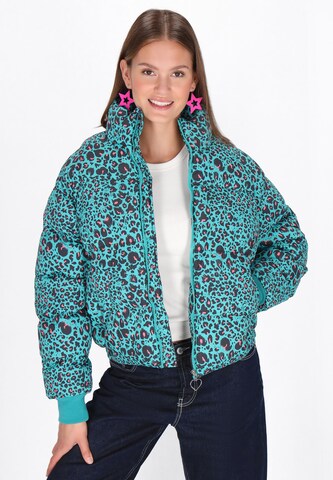 MYMO Демисезонная куртка 'Young Fashion' в Зеленый: спереди