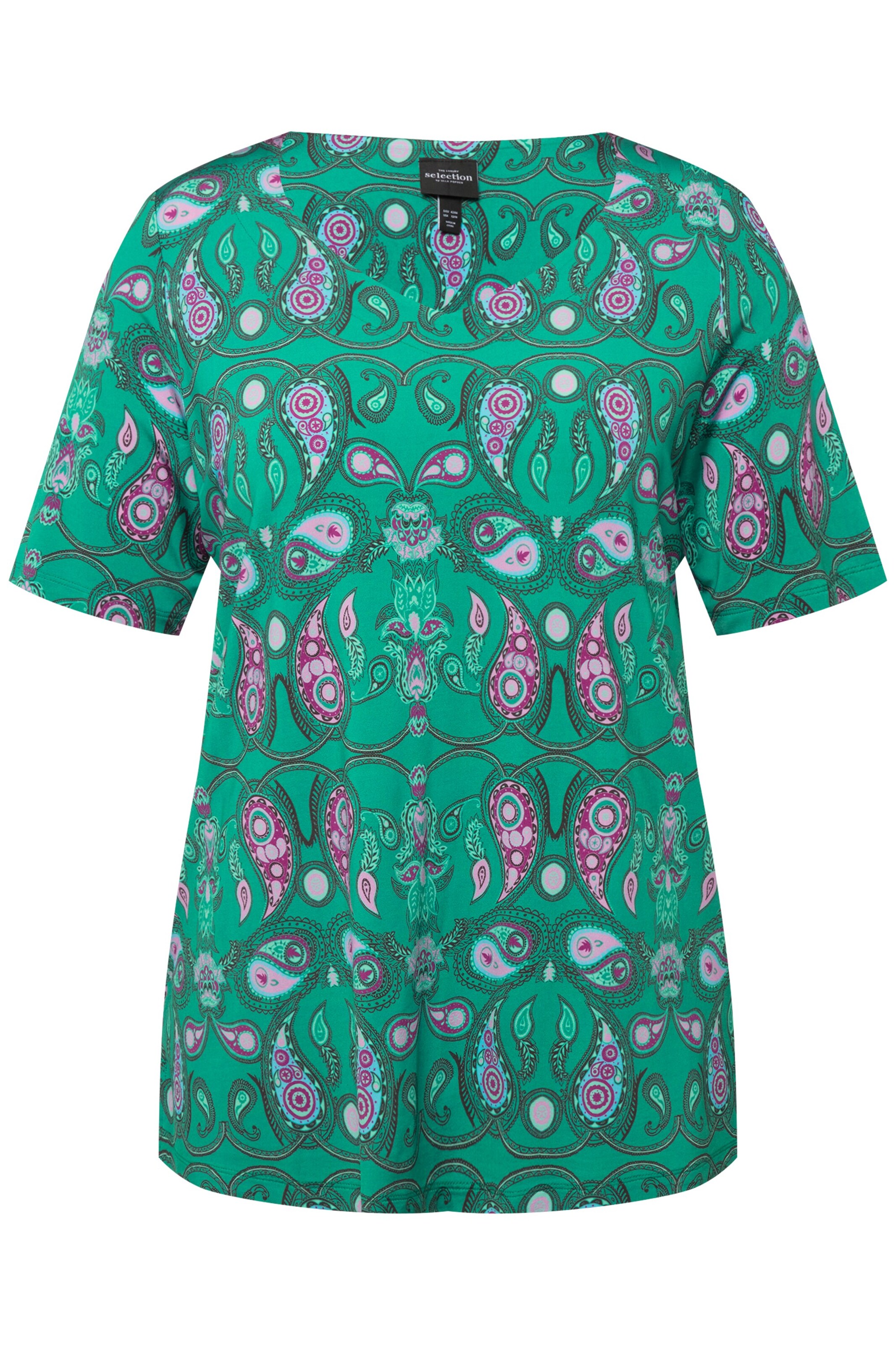 Ulla Popken Bluse in Grün: Vorderseite