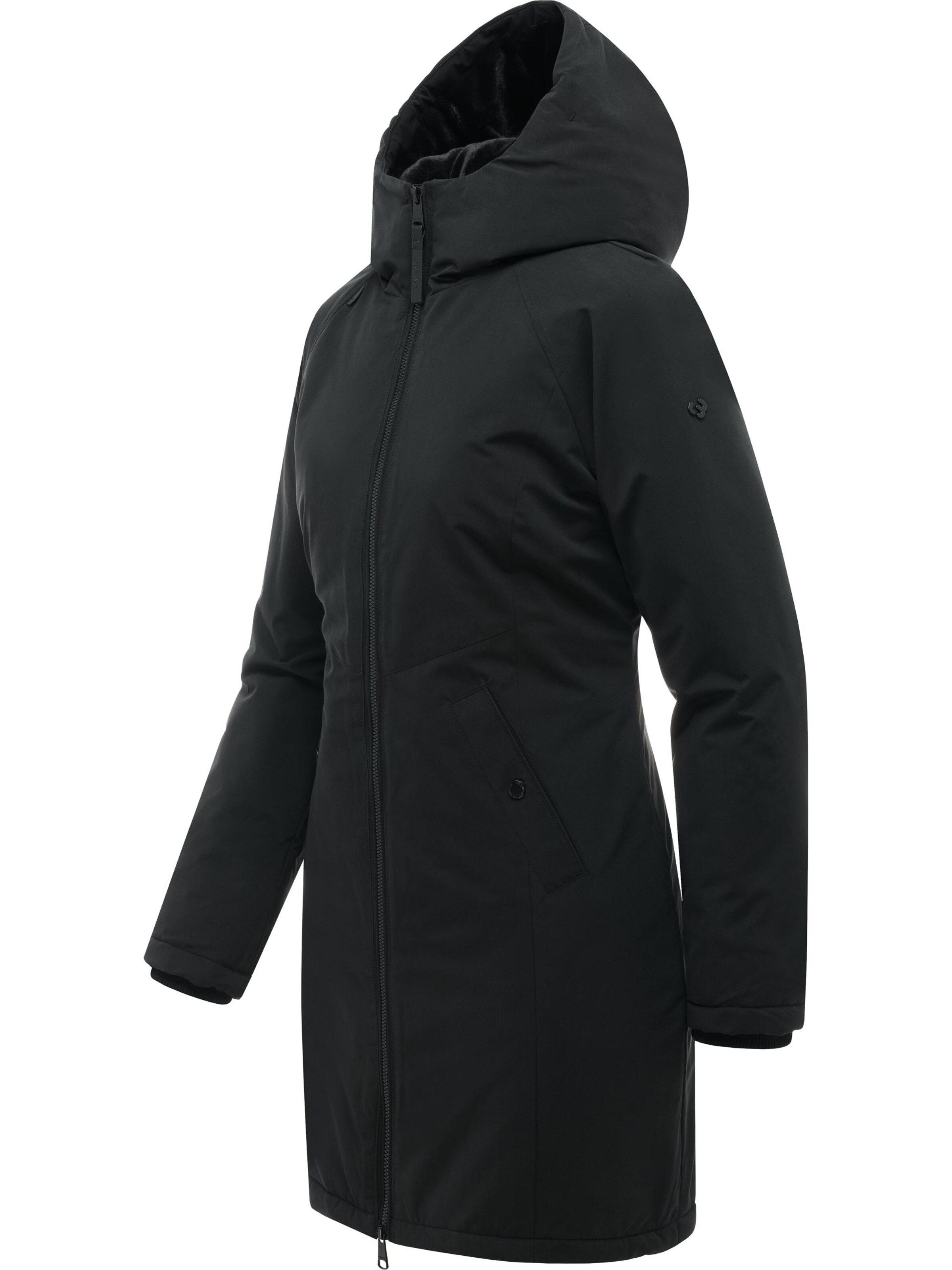 Manteau d’hiver 'Nasima Y' Ragwear en noir