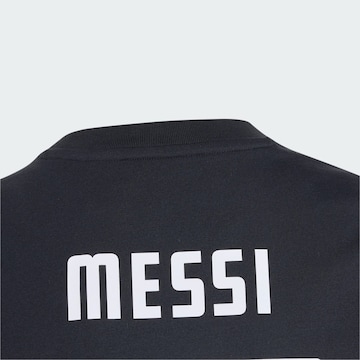 ADIDAS PERFORMANCETehnička sportska majica 'Messi Name & Number' - crna boja
