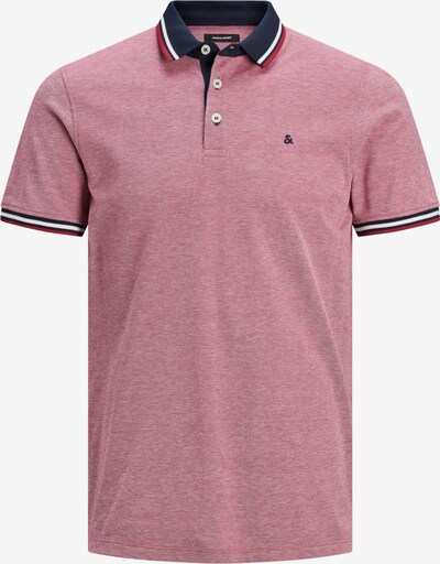 JACK & JONES Majica 'Paulos' u mornarsko plava / crvena / crvena melange / bijela, Pregled proizvoda