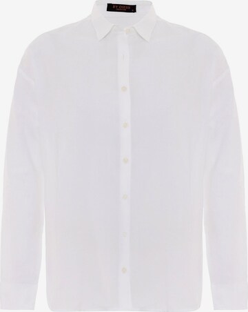 By Diess Collection Blouse in White: front